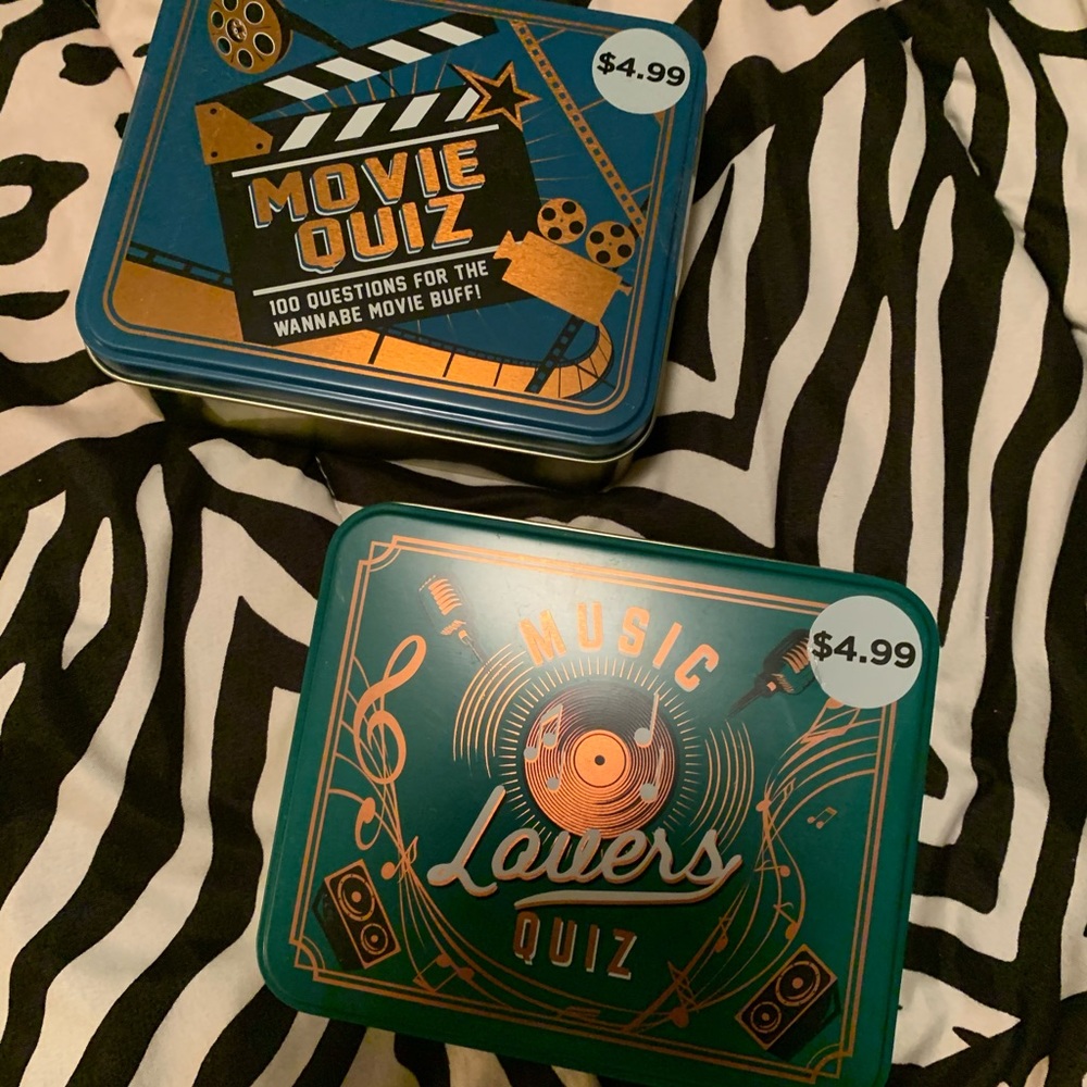 2 games - movies and music